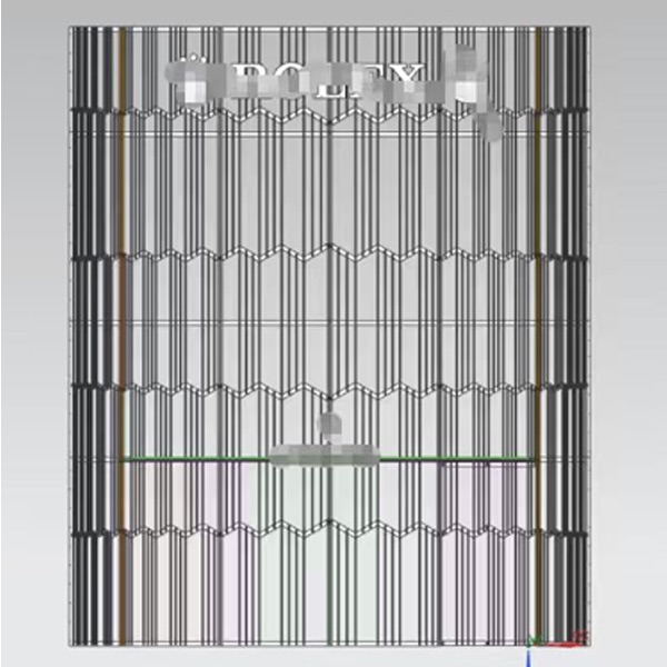 Industrial Aluminum Profile Grille Panel