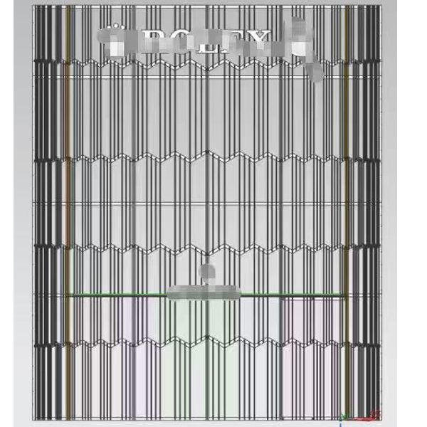 Industrial Aluminum Profile Grille Panel